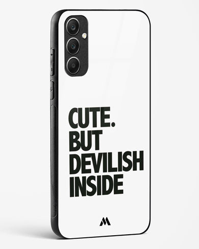 Cute But Devilish Inside Glass Case Phone Cover (Samsung)