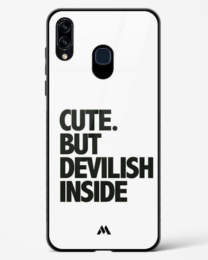 Cute But Devilish Inside Glass Case Phone Cover-(Samsung)