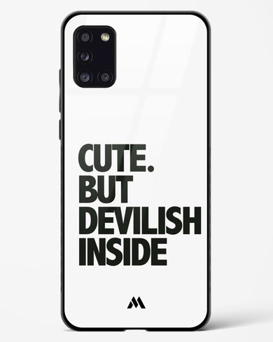 Cute But Devilish Inside Glass Case Phone Cover (Samsung)