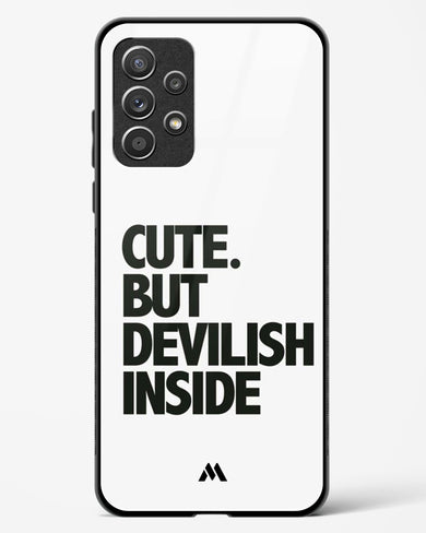 Cute But Devilish Inside Glass Case Phone Cover-(Samsung)