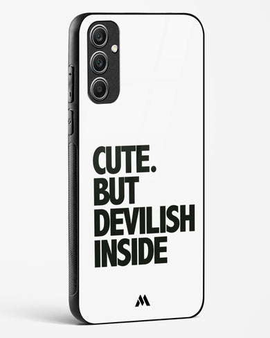 Cute But Devilish Inside Glass Case Phone Cover (Samsung)