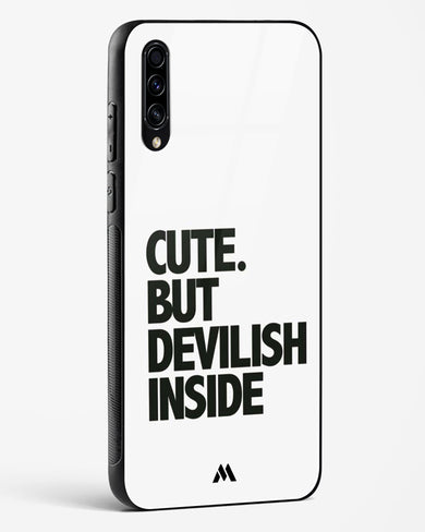 Cute But Devilish Inside Glass Case Phone Cover-(Samsung)