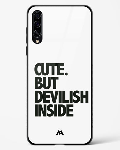 Cute But Devilish Inside Glass Case Phone Cover-(Samsung)