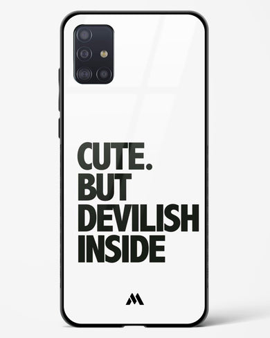 Cute But Devilish Inside Glass Case Phone Cover-(Samsung)