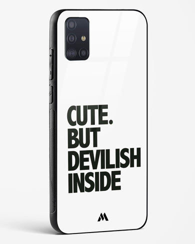 Cute But Devilish Inside Glass Case Phone Cover-(Samsung)