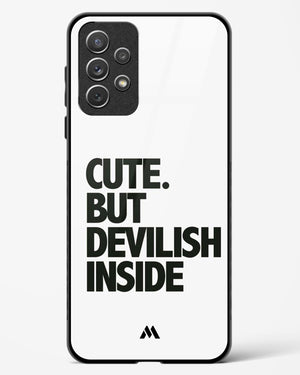 Cute But Devilish Inside Glass Case Phone Cover (Samsung)