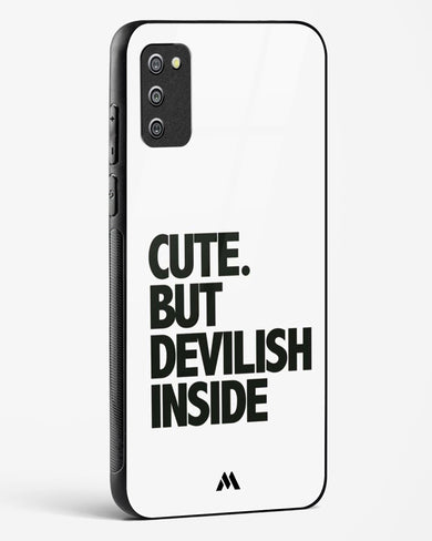 Cute But Devilish Inside Glass Case Phone Cover-(Samsung)