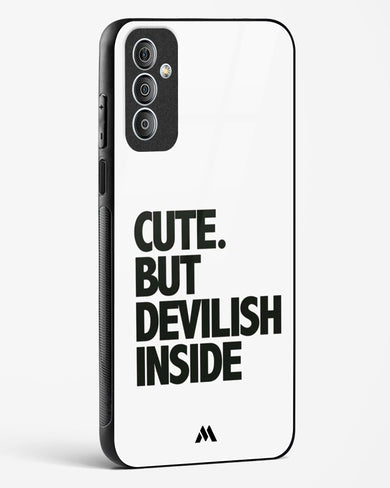 Cute But Devilish Inside Glass Case Phone Cover-(Samsung)