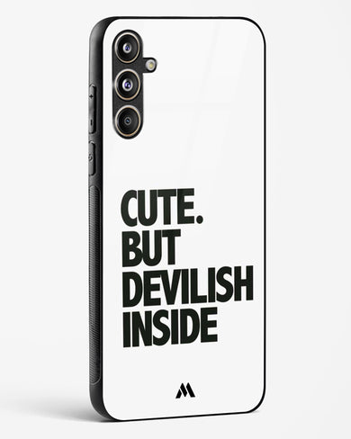 Cute But Devilish Inside Glass Case Phone Cover (Samsung)