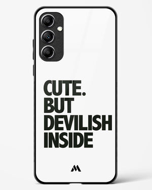 Cute But Devilish Inside Glass Case Phone Cover-(Samsung)