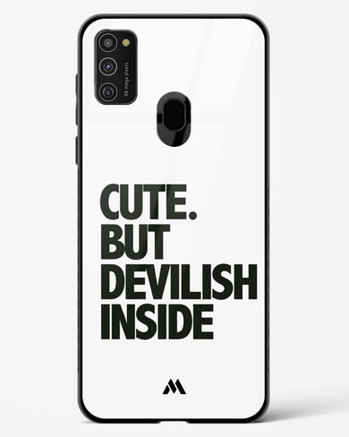 Cute But Devilish Inside Glass Case Phone Cover-(Samsung)