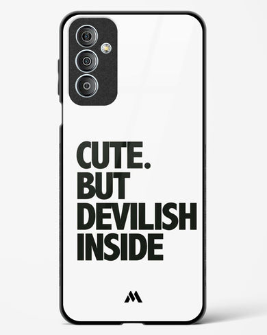 Cute But Devilish Inside Glass Case Phone Cover-(Samsung)