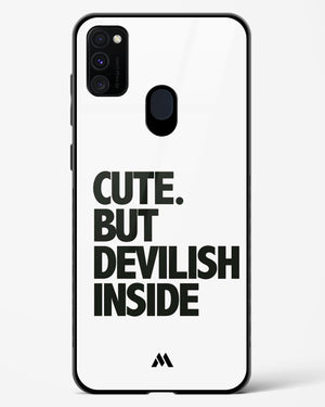 Cute But Devilish Inside Glass Case Phone Cover (Samsung)