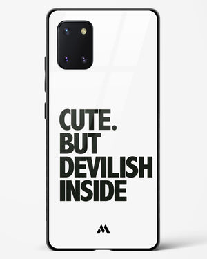 Cute But Devilish Inside Glass Case Phone Cover-(Samsung)