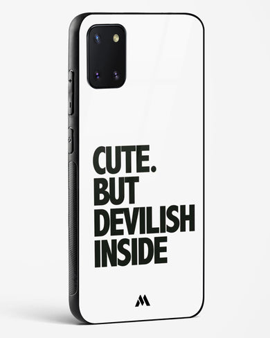 Cute But Devilish Inside Glass Case Phone Cover-(Samsung)