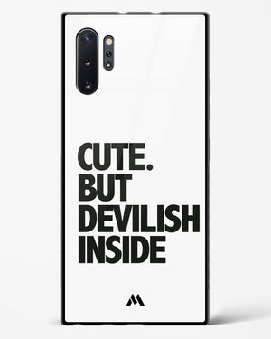 Cute But Devilish Inside Glass Case Phone Cover (Samsung)