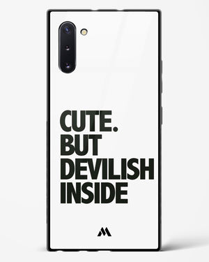 Cute But Devilish Inside Glass Case Phone Cover (Samsung)