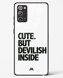 Cute But Devilish Inside Glass Case Phone Cover (Samsung)