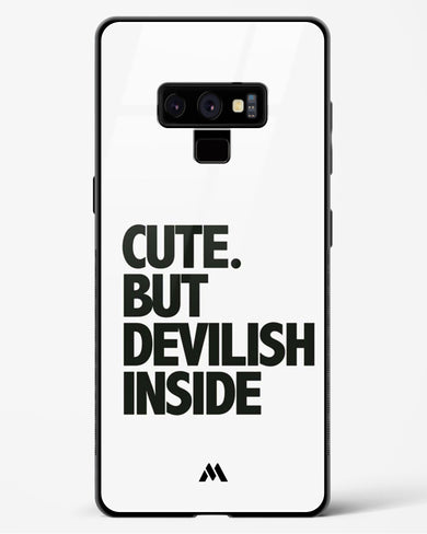 Cute But Devilish Inside Glass Case Phone Cover (Samsung)