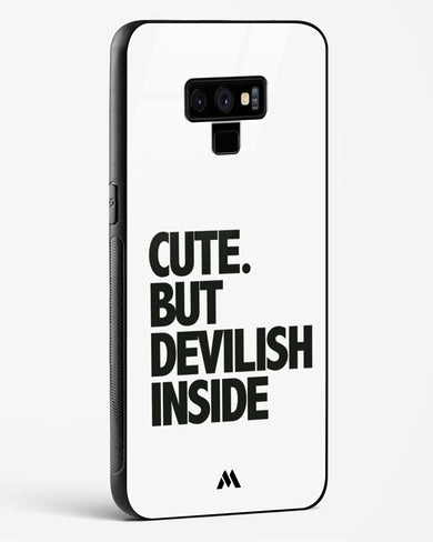 Cute But Devilish Inside Glass Case Phone Cover (Samsung)