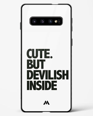 Cute But Devilish Inside Glass Case Phone Cover (Samsung)