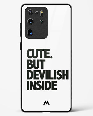 Cute But Devilish Inside Glass Case Phone Cover (Samsung)