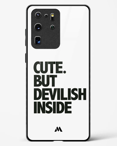 Cute But Devilish Inside Glass Case Phone Cover-(Samsung)