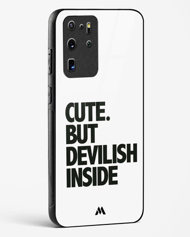 Cute But Devilish Inside Glass Case Phone Cover-(Samsung)