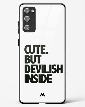 Cute But Devilish Inside Glass Case Phone Cover-(Samsung)