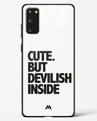 Cute But Devilish Inside Glass Case Phone Cover-(Samsung)