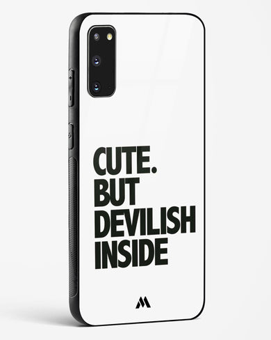 Cute But Devilish Inside Glass Case Phone Cover-(Samsung)