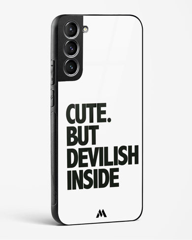 Cute But Devilish Inside Glass Case Phone Cover (Samsung)