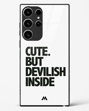 Cute But Devilish Inside Glass Case Phone Cover (Samsung)