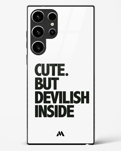 Cute But Devilish Inside Glass Case Phone Cover (Samsung)