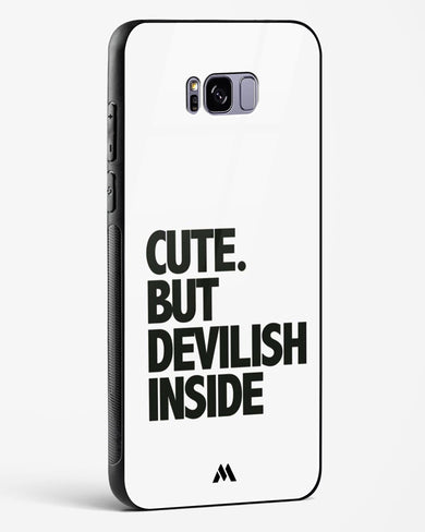 Cute But Devilish Inside Glass Case Phone Cover (Samsung)