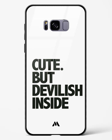 Cute But Devilish Inside Glass Case Phone Cover (Samsung)