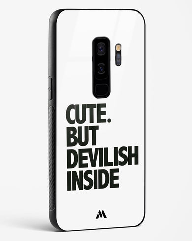 Cute But Devilish Inside Glass Case Phone Cover-(Samsung)