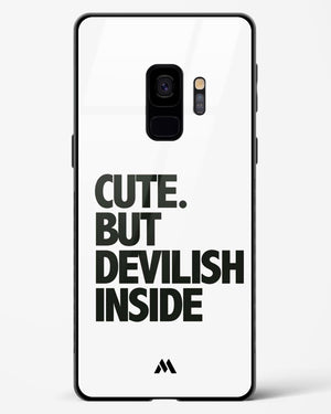 Cute But Devilish Inside Glass Case Phone Cover (Samsung)