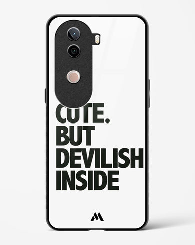 Cute But Devilish Inside Glass Case Phone Cover (Vivo)