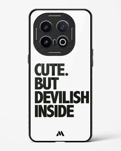 Cute But Devilish Inside Glass Case Phone Cover (Vivo)