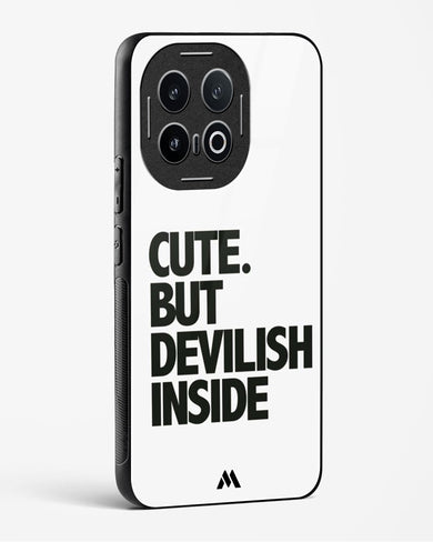 Cute But Devilish Inside Glass Case Phone Cover (Vivo)