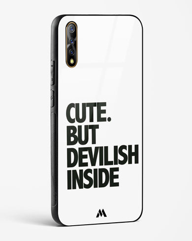 Cute But Devilish Inside Glass Case Phone Cover (Vivo)