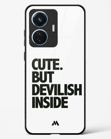 Cute But Devilish Inside Glass Case Phone Cover (Vivo)