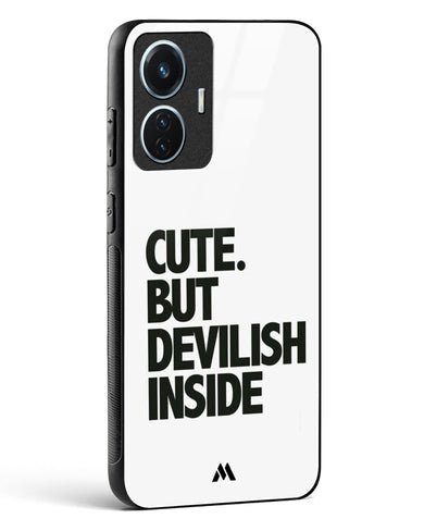 Cute But Devilish Inside Glass Case Phone Cover (Vivo)