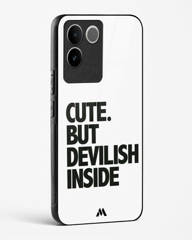 Cute But Devilish Inside Glass Case Phone Cover (Vivo)