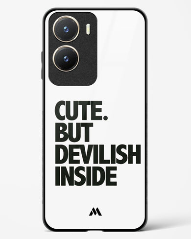 Cute But Devilish Inside Glass Case Phone Cover (Vivo)