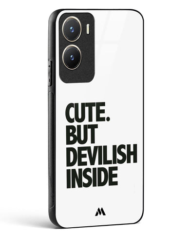 Cute But Devilish Inside Glass Case Phone Cover-(Vivo)