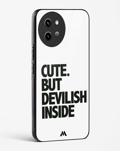 Cute But Devilish Inside Glass Case Phone Cover (Vivo)