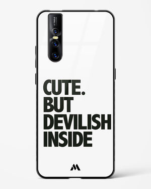 Cute But Devilish Inside Glass Case Phone Cover (Vivo)