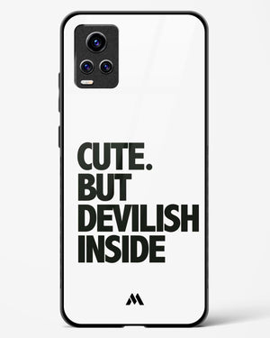 Cute But Devilish Inside Glass Case Phone Cover-(Vivo)